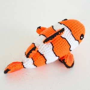 Clownfish Crochet Pattern, Clownfish Amigurumi, Tropical Fish Crochet Pattern, Tropical Fish Amigurumi Pattern, Clown Fish Crochet Pattern image 3