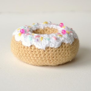 Donut Crochet Pattern, Dough Nut Crochet Pattern, Amigurumi Donut, Amigurumi Doughnut, Food Crochet Pattern, Kawaii Crochet Pattern Toy Food