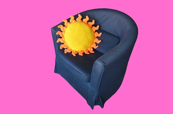 Sun Pillow Crochet Pattern - Summer Pillow Crochet Pattern - Sunny Pillow - Happy Hippy - Flower Power - PDF Pattern - Crochet Sun Pattern Sun Pillow Crochet Pattern - Summer Pillow Crochet Pattern - Sunny Pillow - Happy Hippy - Flower Power - PDF Pattern - Crochet Sun Pattern - How to Crochet Summer Pillow Patterns