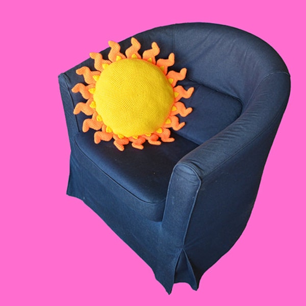 Sun Pillow Etsy