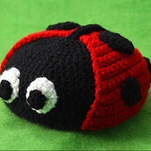 Marienkäfer Häkelanleitung, Amigurumi Marienkäfer Anleitung, Marienkäfer Amigurumi Anleitung, Insekten Häkelanleitung, Amigurumi Insekt Anleitung Bild 2