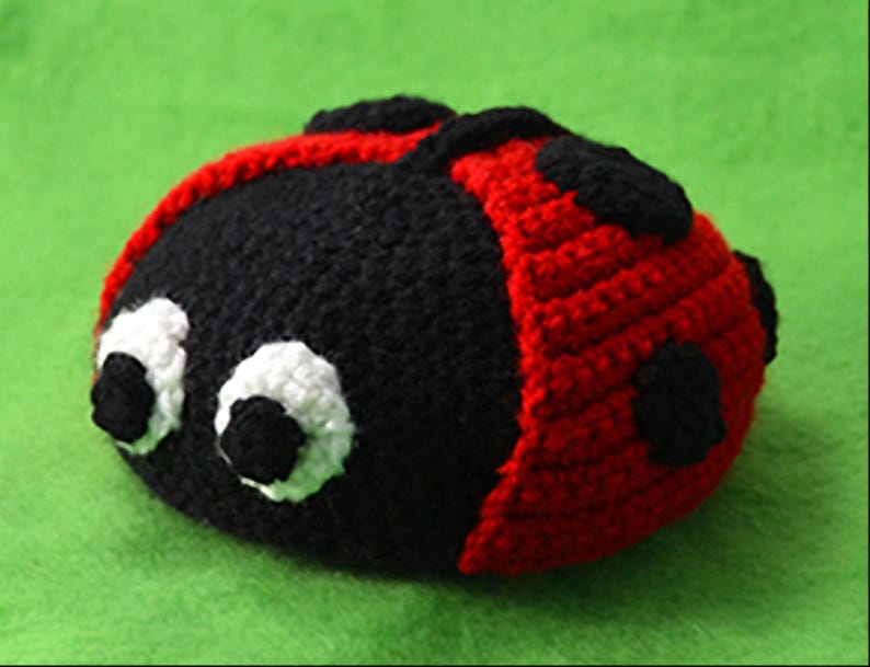 Marienkäfer Häkelanleitung, Amigurumi Marienkäfer Anleitung, Marienkäfer Amigurumi Anleitung, Insekten Häkelanleitung, Amigurumi Insekt Anleitung Bild 2