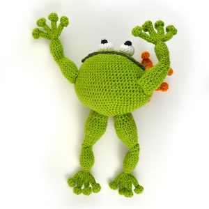 Handsome Frog Prince Crochet Pattern, Frog Crochet Pattern, Amigurumi Frog Pattern, Crochet Frog Amigurumi, Prince Crochet Pattern image 5