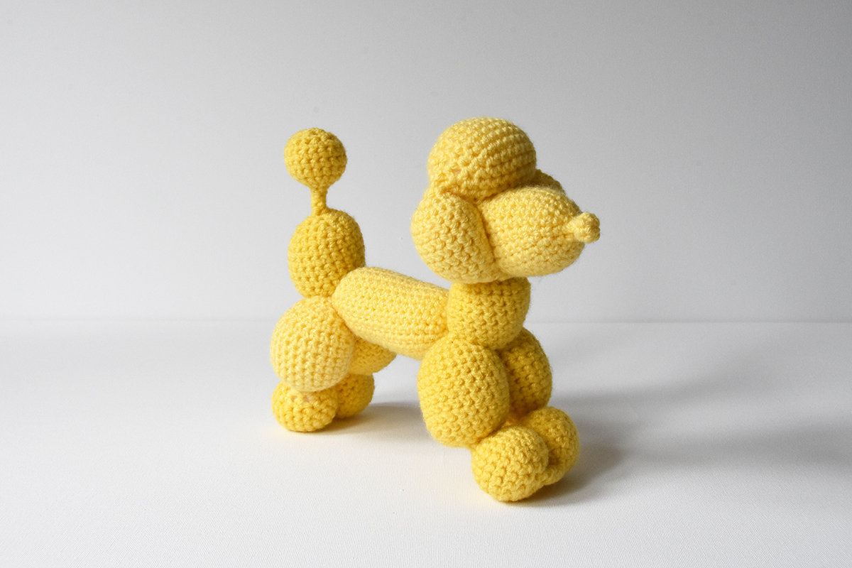 Balloon Poodle Crochet Pattern Balloon Dog Amigurumi Crochet Etsy