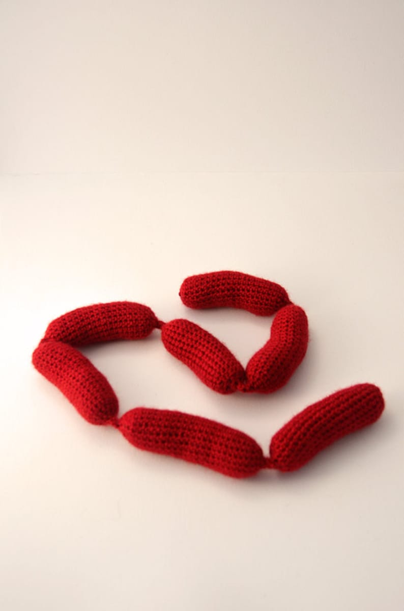 Sausage Chain Crochet Pattern Sausage Chain Amigurumi - Etsy