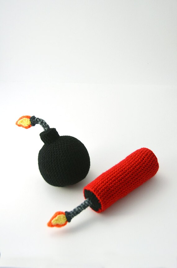 Bombs Crochet Pattern Set Tnt Dynamite Stick Crochet Pattern Etsy Italia