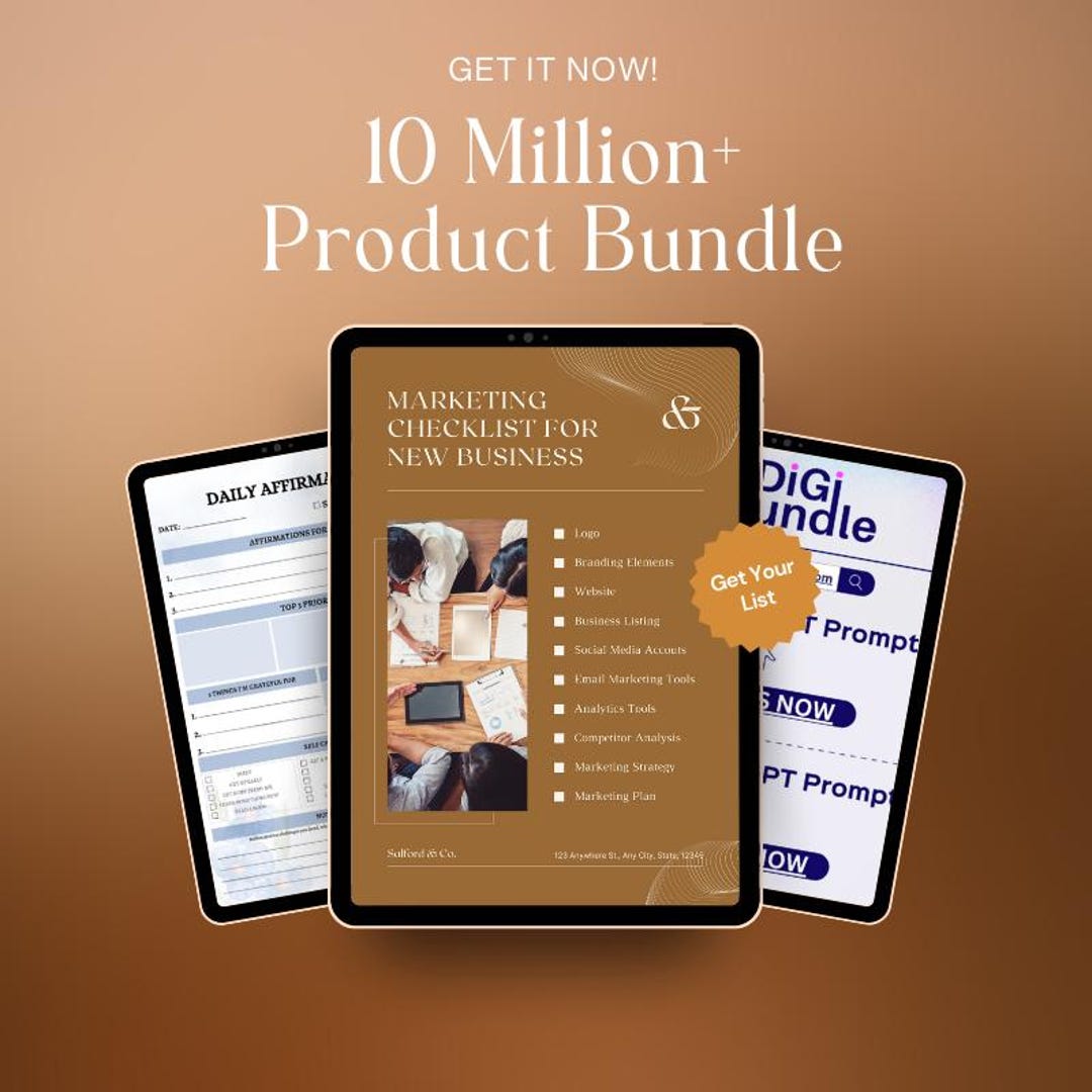 10 Million Plus Digital Product Bundle | PLR MRR Resell Rights - Etsy