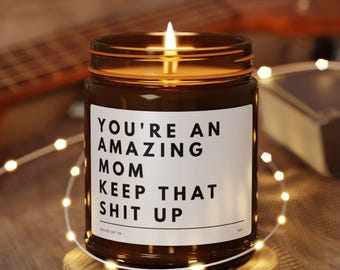 Muttertagsgeschenke für Mama von der Tochter, Lustige Mama-Kerze Geschenke, Mama Geschenk, Personalisierte Mutter-Tochter-Kerze