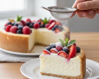 Cheesecake allo yogurt greco ricco di proteine – Ricetta per un dessert cremoso (PDF)