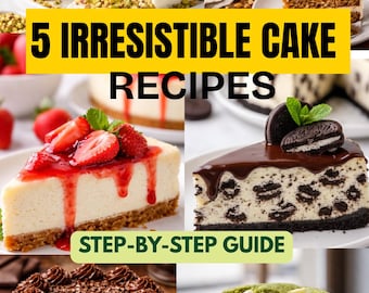 Bakery Style Cake Recipe Collection – 5 Easy Step-by-Step Desserts PDF
