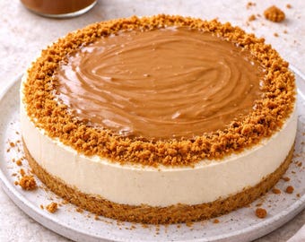 Baked Biscoff Cheesecake Recipe – Traditional UK Style Dessert PDF