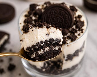 Oreo Dessert Cups Recipe PDF | Creamy No-Bake Oreo Verrines