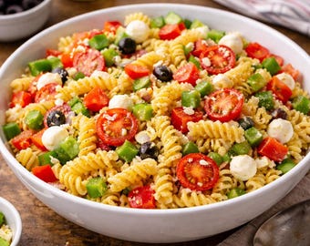 Insalata di pasta: verdure fresche, condimento saporito e ricetta facile da preparare (PDF)