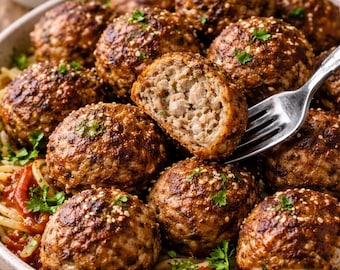 Air Fryer Meatballs Recipe – Crispy Outside, Juicy Inside (Easy Dinner PDF)