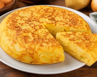 Receta auténtica de tortilla de patatas española en PDF | Tortilla de patatas tradicional | Tapas españolas fáciles (descarga digital)