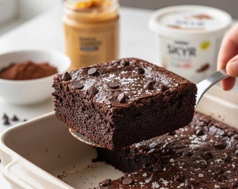 Quick Protein Brownies – Chocolate Dessert Recipe (PDF)