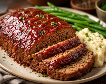 Classic Homemade Meatloaf Recipe PDF | Butcher-Style Family Dinner