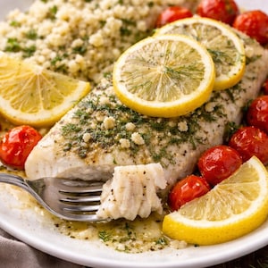Easy Lemon Herb Baked Fish Fillets – Healthy 20 Minute Oven Recipe – Mediterranean Style Dinner PDF