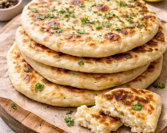 El pan plano de requesón más fácil y rico en proteínas