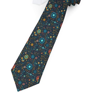 Platine Geek Krawatte | Tech Pattern Krawatte, Elektronik-Design