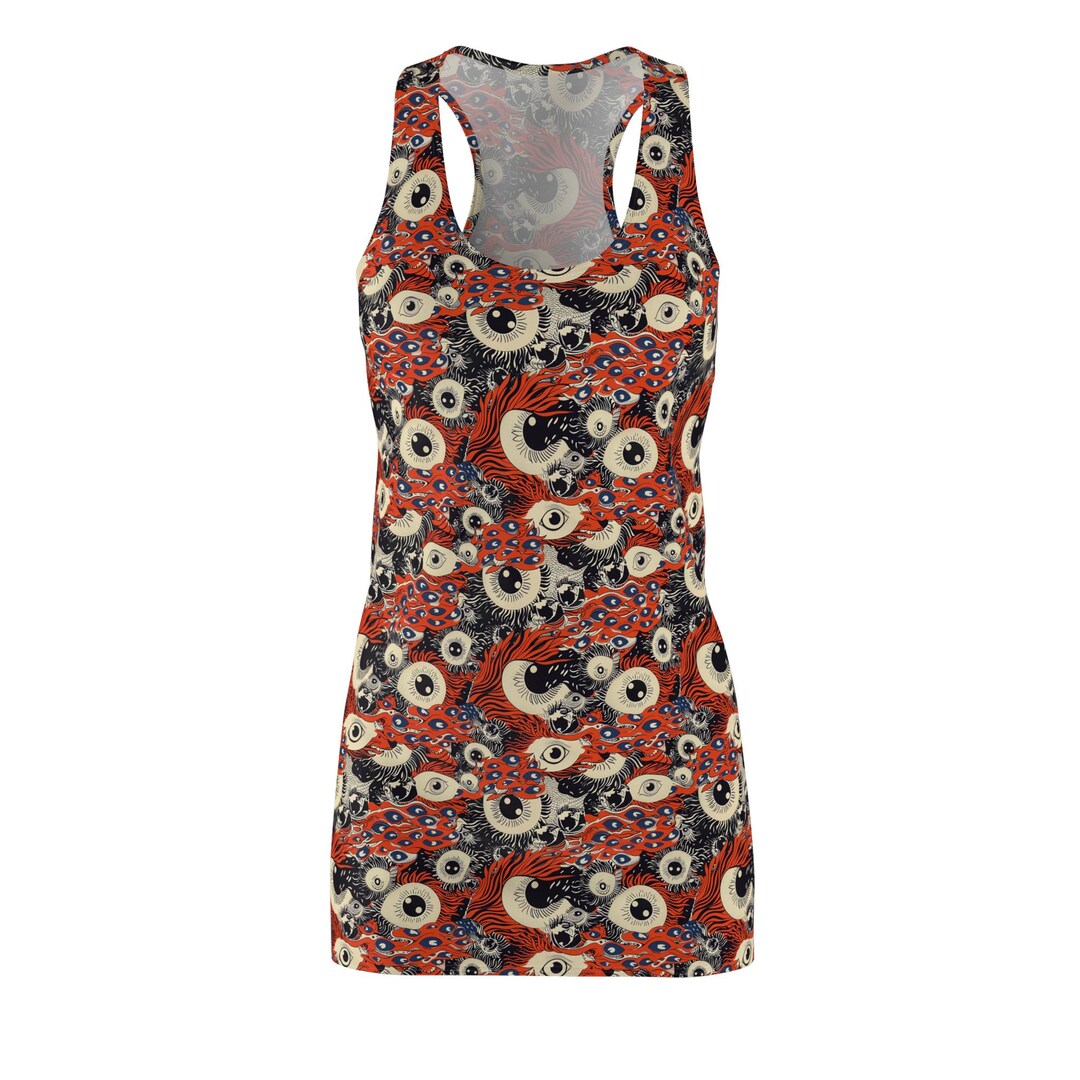 Fish Pattern Outfit Koi Fish Pattern Racerback Dress - All Eyes on Me | Oriental Fish All ...