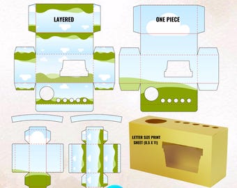 Play-Doh-doossjabloon Canva sjabloon activiteitendoos Sjabloon feestdoos Feestbedankje Sjabloon Afdrukbare sjabloon kinderactiviteit