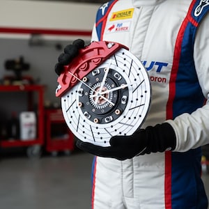 Orologio a disco freno / Orologio da parete da corsa / Decorazione per garage / Arte JDM per garage / Arte automobilistica da parete / Decorazione per auto da corsa / Regali per appassionati di auto immagine 7