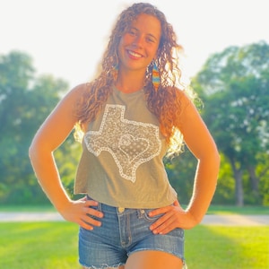 Austin Texas Cactus Love Racerback Tank-Top
