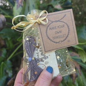 Aquamarine Macramé Bracelet Kit | Beginner DIY Jewellery Kit | Make Your Own Bracelet