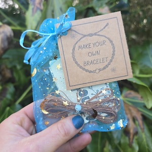 Amazonite Macramé Bracelet Kit | Beginner DIY Jewellery Kit | Make Your Own Bracelet