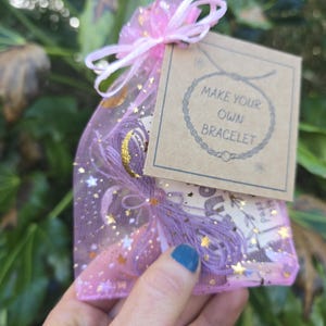 Strawberry Quartz Macramé Bracelet Kit | Beginner DIY Jewellery Kit | Make Your Own Bracelet