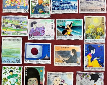 Songs of Japan | Stamps Set of 16