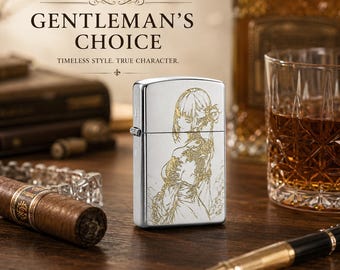 Custom Engraved Fantasy Art Keepsake, Personalized Character Design, Handmade Pocket Collectible, Elegant Gift for Collectors