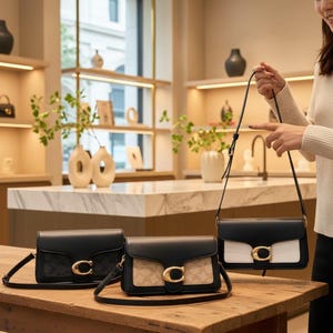 Bolso de hombro atigrado / Bolso de pan francés bajo el brazo / Elegante bolso de PU para atuendos elegantes de diario