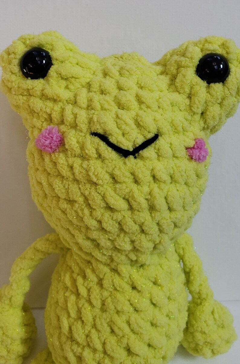 Frog Crochet Plush Toy image 2