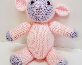 Knit Pink Lamb