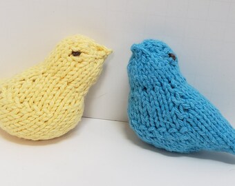 Blue and Yellow Birds