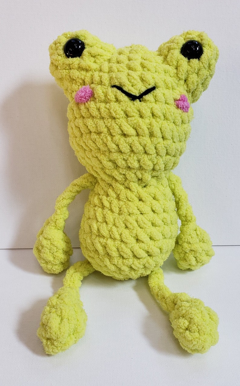 Frog Crochet Plush Toy image 3