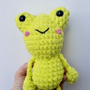 Frog Crochet Plush Toy image 1