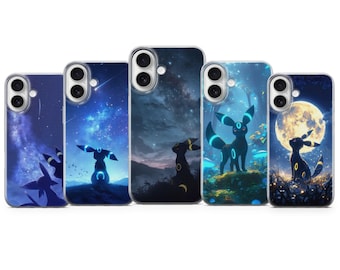 Umbreon Dark Aesthetic Handyhülle iPhone 17 16 15 14 13 12 11 Samsung S25 S24 Pixel 10 9 8 7