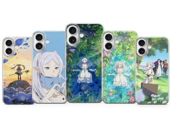 Frieren Anime Handyhülle Fantasy Elf Aesthetic iPhone 17 16 15 14 13 12 11 Samsung S25 S24 Ultra Pixel 10 9 8 7