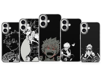 Bakugo Katsuki Anime Handyhülle My Hero Academia iPhone 17 16 15 14 13 12 11 Samsung S25 S24 Ultra Pixel 10 9 8 7