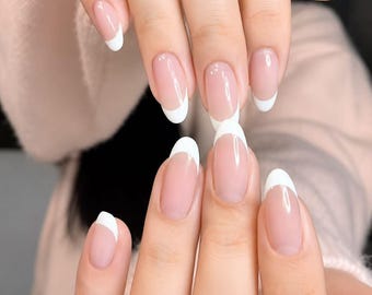 French Press On Nails, Chrome Summer Glam, Luxury Handmade Set