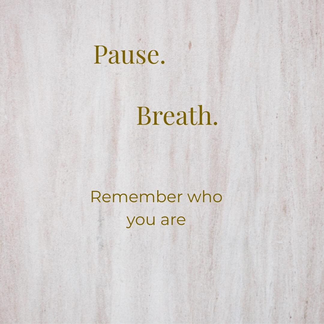 Pause In Wall Motivational Quote Printable Wall Art | Pause Breathe Remember Who You ...