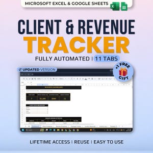 INVOICE TEMPLATE EXCEL and Google Sheets, Personal Trainer Client Tracker, Session, Payment & Expense Tracker