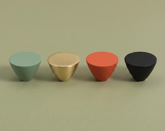 Moderne Schrankknöpfe, runde Schubladenknöpfe, minimalistische Küchenschrankbeschläge, Kommodenknöpfe, Schrankknöpfe, Waschtisch- und Möbelknöpfe