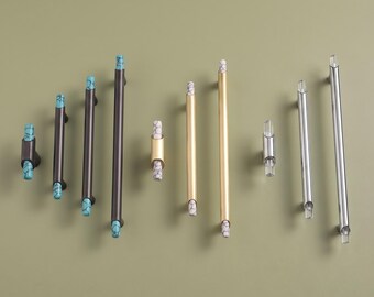 Moderne Schrankgriffe, Kristall-Schubladengriffe, dekorative Schrankknöpfe, Küchenbeschläge, Kommodengriffe, Kleiderschrankgriffe, Waschtischknöpfe