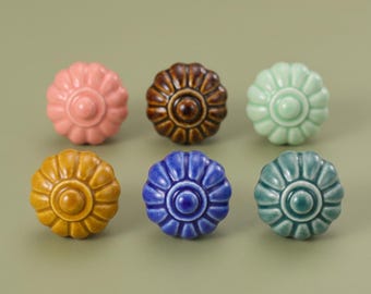 Keramik-Schrankknöpfe, Laternen-Schubladenknöpfe, Vintage-Küchenschrankbeschläge, Kommodenknöpfe, Dekorative Schrankknöpfe, Möbelknöpfe