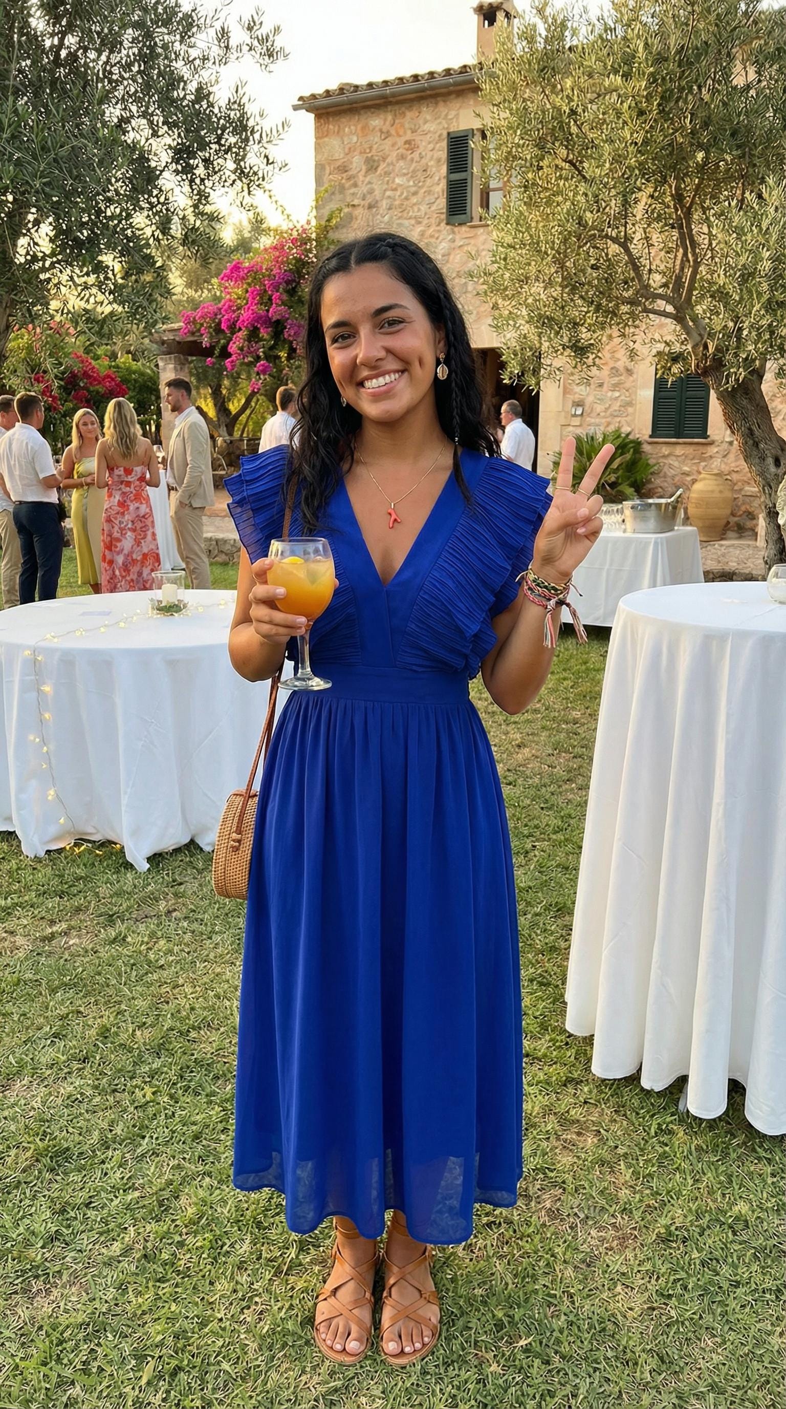 Midi Chiffon Dress Royal Blue - Etsy Midi Chiffon Dress Royal Blue - Etsy
