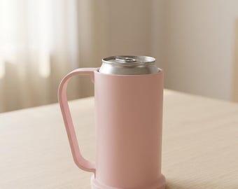 Modern Ergonomic Drink Holder STL | 3D Printable Can Grip (Digital Download)